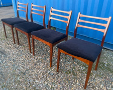 Vintage Retro Mid Century 4 Dining Chairs MCM 1960 1970 Fast FREE UK Delivery 🚚