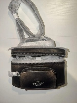 NWT B7-013 Coach Rainer Crossbody Bag 18 With Pocket In Loved Leather CEO25