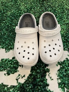 Crocs White Slip-On Clog Sandal Adjustable Strap Women's Size 9