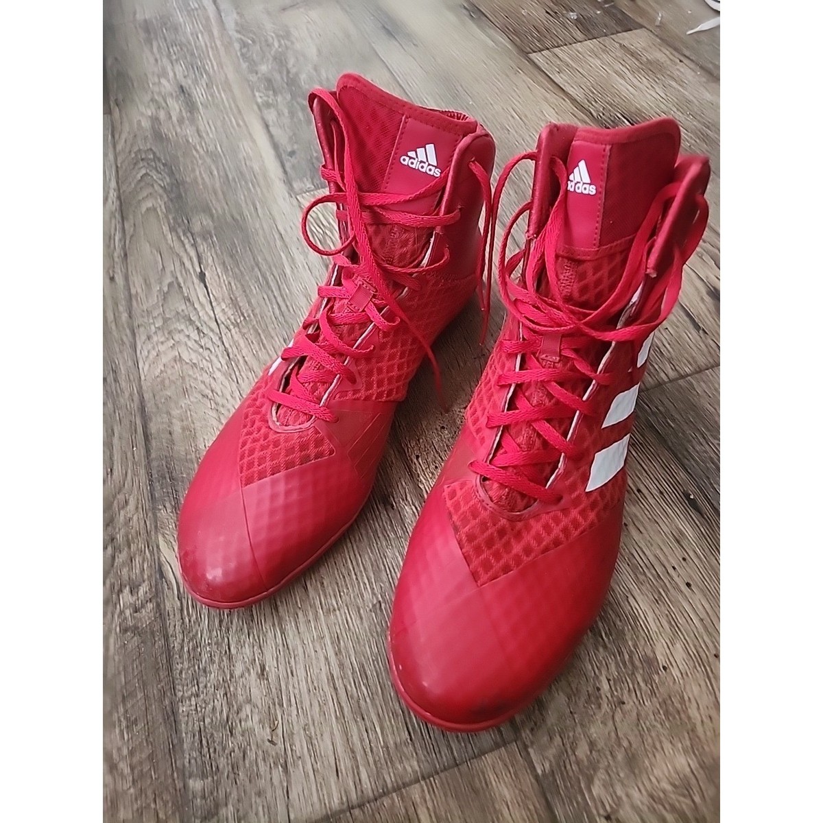 Adidas Mens Mat Wizard 4 Red Shoes (NWT) Adidas Mat Wizard IV main image 2