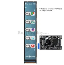 Bar Type 6.9" 280x1424 TFT Module SPI/I2C Opt. Capacitive Touch Arduino Shield