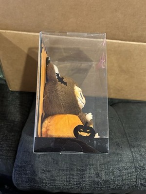 Authentic Pop Mart Happy Halloween Party Labubu Sitting Pumpkin