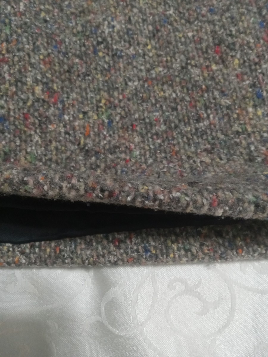 ACNE STUDIOS Gray Heavy  Wool Blend Mini Skirt Size 6 US / 38 EU View 4