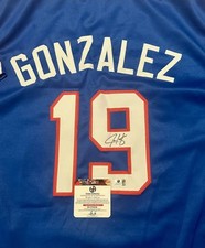Texas Rangers Juan Gonzalez MLB Original Autographed Jerseys for