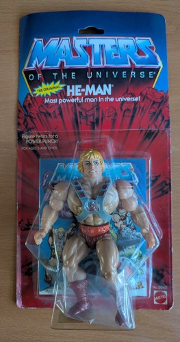 He-Man Actionfigur Vintage 1982 - 12 Back Brandneu/Versiegelt - Bild 4 von 16