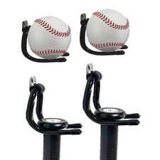 AUXPhome 4Pack Baseball bat Stand Holders Storage hanger Rack, black 
