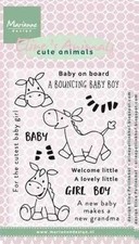 Marianne Design Welcome Title BABY Clear Stamp Scrapbooking