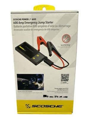 Scosche Power Up 600 - 600 Amp Emergency Jump Starter SEALED