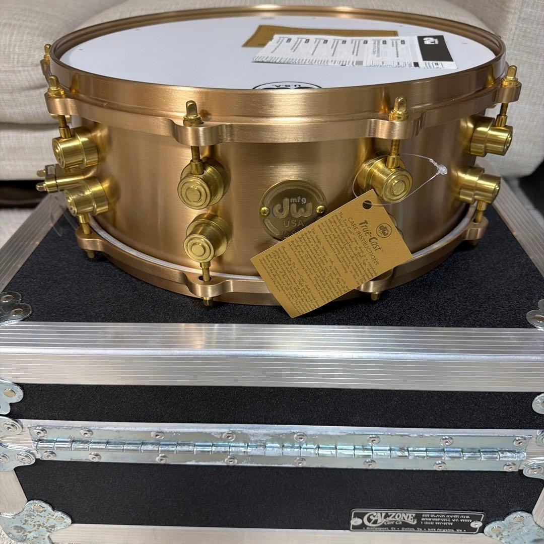 その他 two face solid brass DW True Cast 14x5 Bronze Snare Drum Bell Brass | eBay
