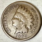 1909 S INDIAN HEAD CENT VG