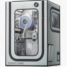 3D Printer Enclosure for Bambu Lab A1 Combo, Stainless Steel Frame Enclosure wit