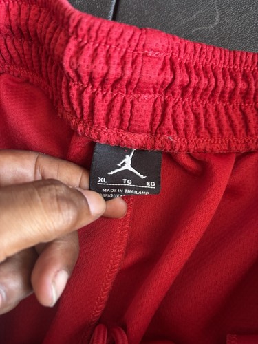 Conjunto de camisa y pantalones cortos Air Jordan para hombre rojo XL - Imagen 5 de 12