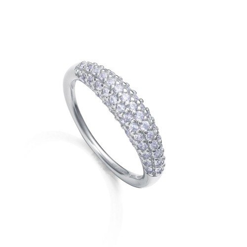 Viceroy Orecchini A Pulsante Argento 925 Con Zirconi Bianchi - Eleganti E Classici