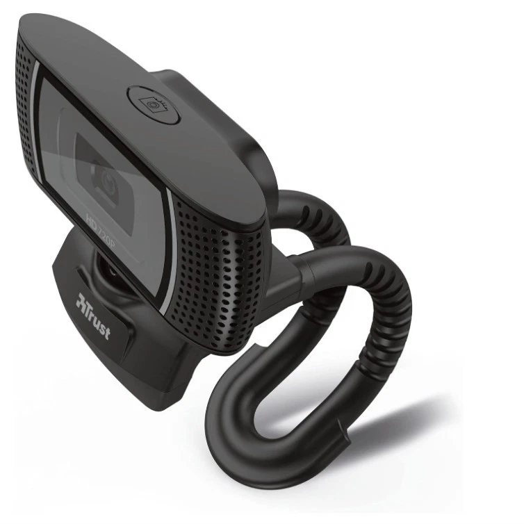 Trust Trino HD Webcam mit Mikrofon 720p 30FPS PC Kamera mit Ständer Videokamera - Bild 3 von 4