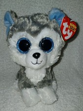 Ty Beanie Boos Slush The Husky Dog New