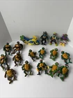 Vintage 80's/90's Teenage Mutant Ninja Turtles (TMNT) Action Figure Lot (17)