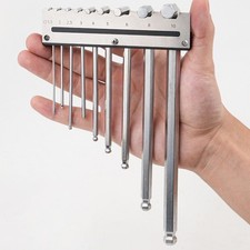 Hexagonal Wrench Rack Organizer Holder for 9 Sizes from 1 5 to 10 Millimeter