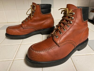 Red Wing 1906 Oro Russet Leather USA Made SuperSole Work Boots Womens Size 5.5 B NEW In Box Red Wing 8875 6” Oro Russet Leather Moc Toe  main image 2