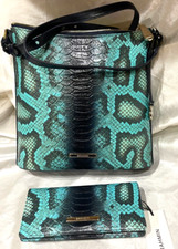 Brahmin Katie & Addy Wallet Bundle in Blue Waterford NWT - 2 items