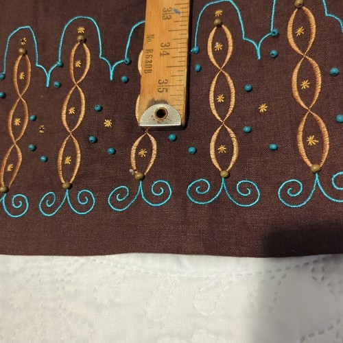 Sag Harbor Choco Brown Sleeveless Dress Size 8 Enbroidery NWT Fast Ship (CB6) - Picture 9 of 10