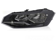 Scheinwerfer Halogen Links für VW Polo 6 2G AW Bj. 17-21 Stellmotor LWR H7