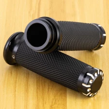 For Harley Road King Street Glide 1" Electronic Throttle Hand Grips Handlebar