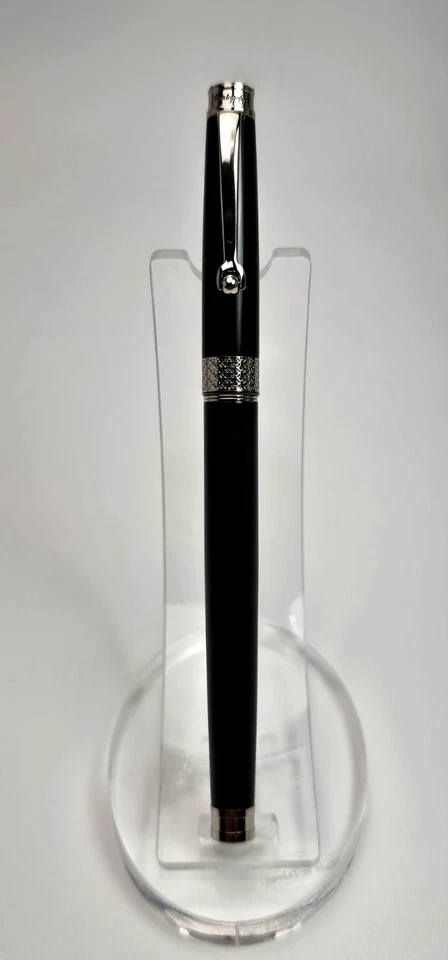 Montegrappa Piacere Rollerball Black – NOS – No Box/Papers – Free Leather Pouch - Image 2 of 4