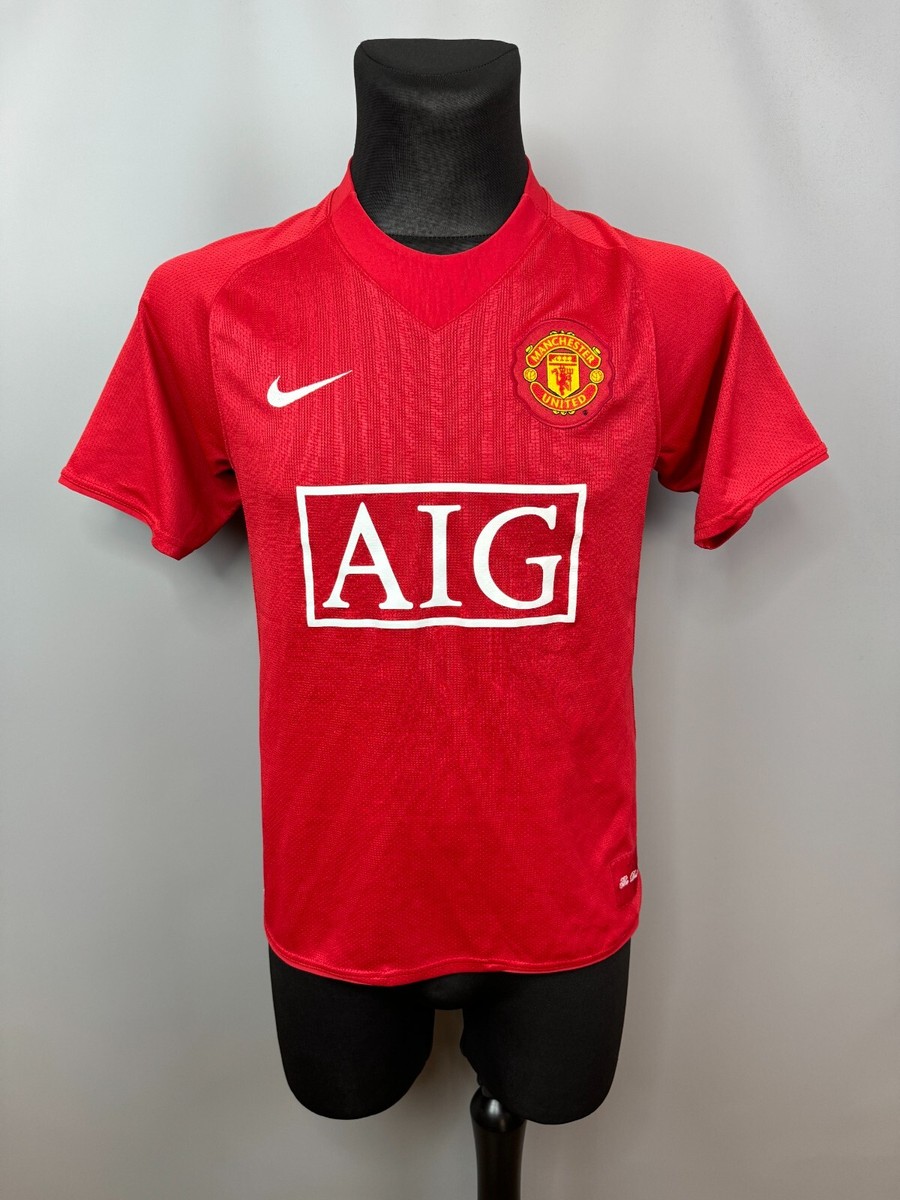 Manchester United England 2007-2009 Football Shirt Jersey Home