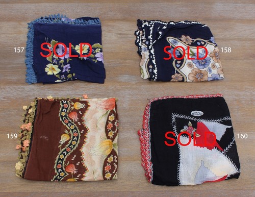 MINIMUM 4 pcs, Yazma, Turkish, VINTAGE, FREE Shipment With FedEx 12634-157-196