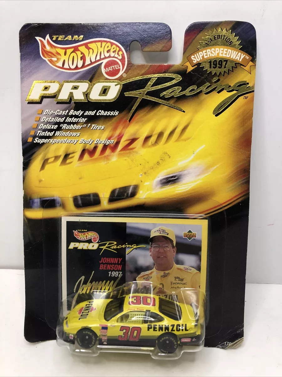 Hot Wheels Pro Racing 1997 NASCAR Johnny Benson Pennzoil 30 FREE SHIPPING