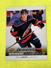 2021-22 Upper Deck Credentials - Rookie Arrivals Seth Jarvis #RA-16 (RC)