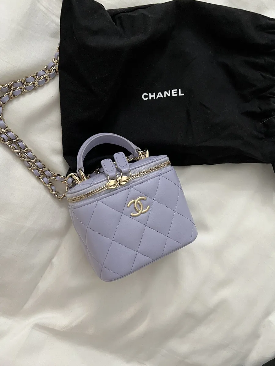 CHANEL, Bags, New 223 Chanel Mini Flap Bag W Top Handle