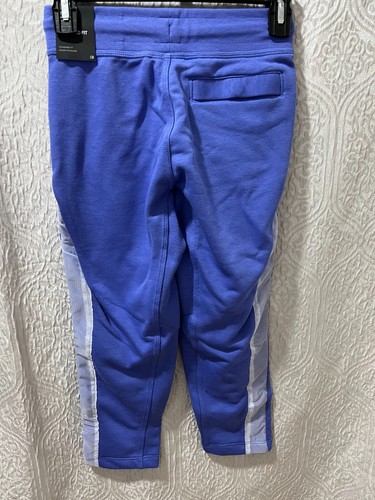 Nike Sportswear Boy's Size S Sapphire Fleece Crop Sweatpants $70 NWT #DA0572 - Picture 2 of 6