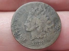 1878 Indian Head One Cent Penny- About Good Details