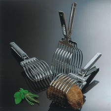 Pinza arrosti 100% acciaio inox cm 29x7x5,5 made in Italy Art. 701