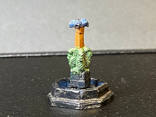 DnD RPG Dungeon Decor Fountain vintage metal miniature/figurine - Picture 2 of 2