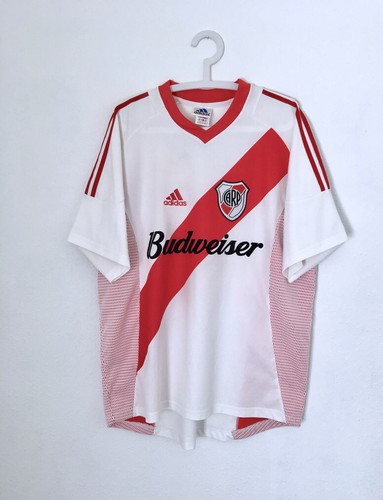 RIVER PLATE 2002/04 ADIDAS Home Football Shirt XL Argentina Soccer Jersey - Picture 4 of 12