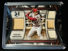 NOLAN ARENADO 2022 TOPPS MUSEUM COLLECTION QUAD MEMORABILIA RELIC /99 CARDINALS 