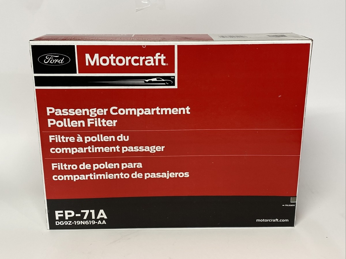 Ford Motorcraft FP71A Passenger Compartment Pollen Filter FP-71A