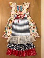 Sage  Lilly, Flap Happy Girls Spring/Summer Dresses Lot of 2 Sleeveless Size 6X