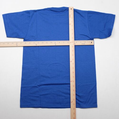 VINTAGE 80's Russell Athletic Lot of 3 Youth L Royal Blue Short Sleeve T-Shirts - Picture 3 of 7