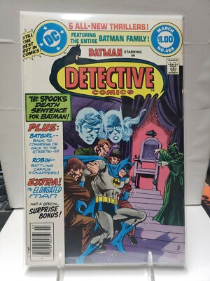 Detective Comics #488    DC Comics 1980 Bronze Age, Batgirl & Robin app.  (E868)