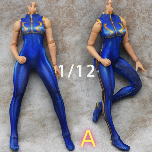 1/12 weibliche Strumpfhosen Kampf Overall Body Kleidung Passform 6" TBL PH Actionfigur - Bild 8 von 40