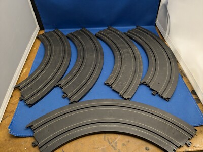 Mattel Racetrack 9'' R 1/4 Circle NO. B-5831 Lot of 5
