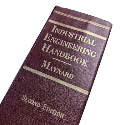 Industrial Engineering Handbook Maynard 2nd 1963 Hardback Book