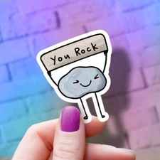 Inspirational You Rock Sticker | Motivational Decal | Positive Vibes Sticker