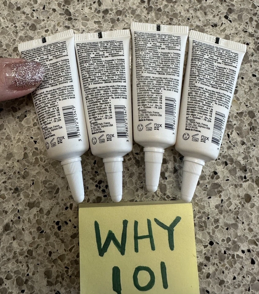 4x SEPHORA COLLECTION Suero Super Glow con Vitamina C + E .27oz/8ml EA. VIAJES Foto 2 de 4