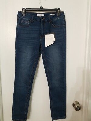 $98 Ellen Tracy Sculpt Denim Stretch Skinny Jeans Serene Flynn