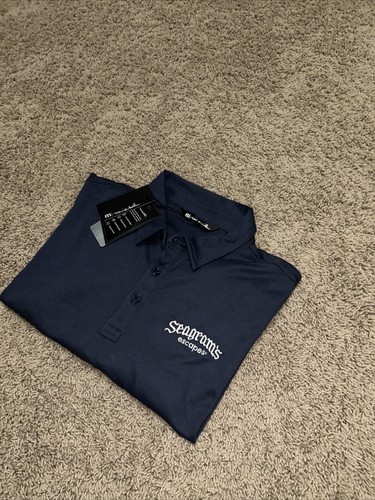 Travis Mathew Oceanside Solid Polo Shirt Blue Nights Large Seagrams Escapes NWT - Picture 3 of 10