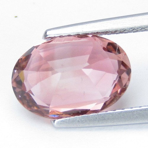 3.72Cts Nice Looking Oval Shape Natural Pink Tourmaline Collection Gemstone - Picture 3 of 8
